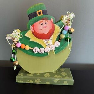 NEW - Handmade Lucky Charm Green Leprechaun